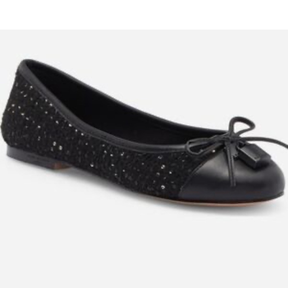 Kurt Geiger London Brixton Ballerina Black Elegant Ballet Flats Size EU40 / US 9